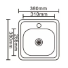 Кухонная мойка Ledeme L93838-6